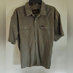 Howler Brothers  Button Down Green Shirt - Size XL